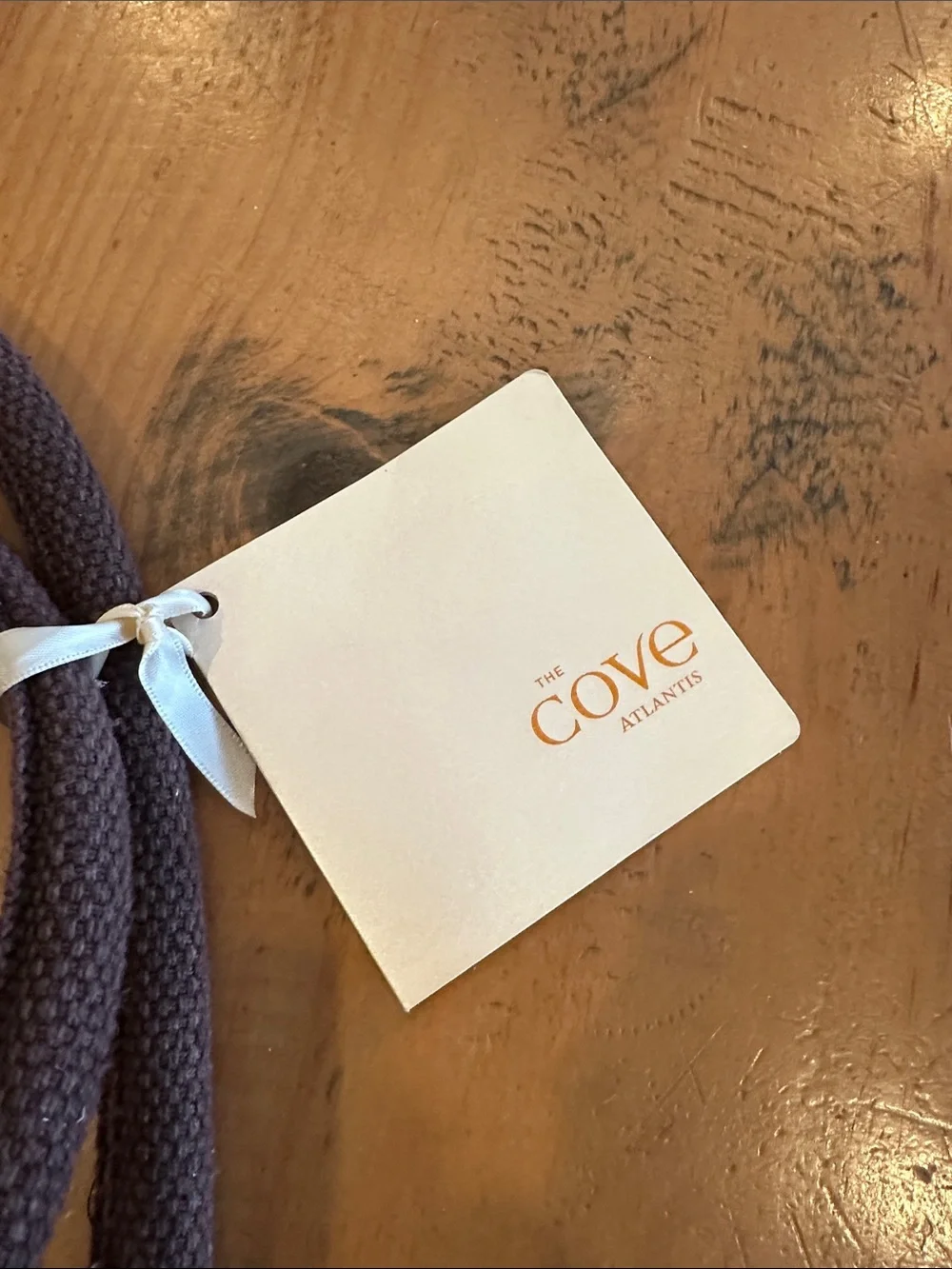 Brown Jute Tote Bag with Dark Brown Handles